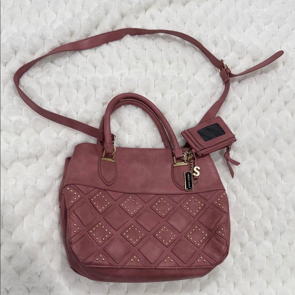 Steve Madden Pink Quilted Shoulder Bag